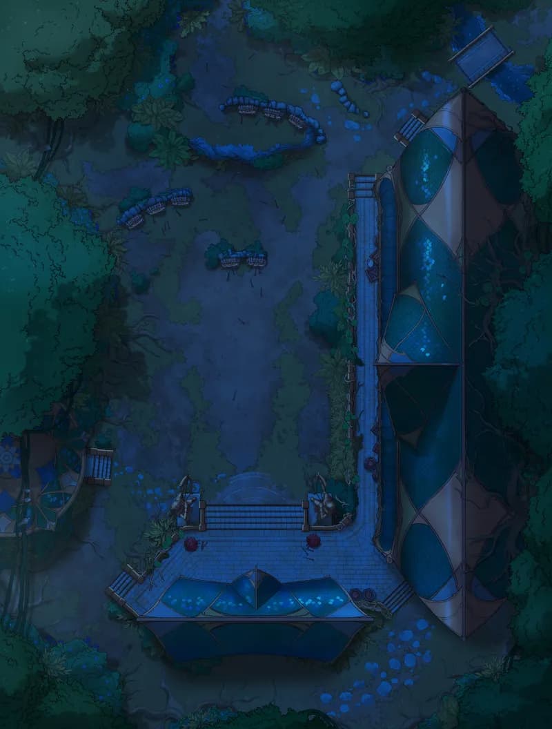 Elven Archery School map, Original Night variant thumbnail