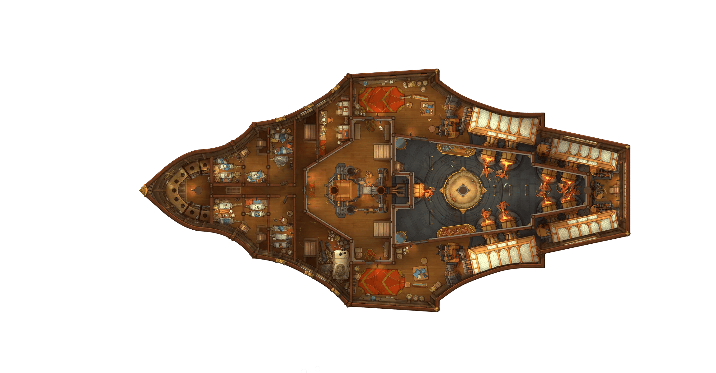 Dragon Ship - Lower Deck map, Dragons Working variant thumbnail