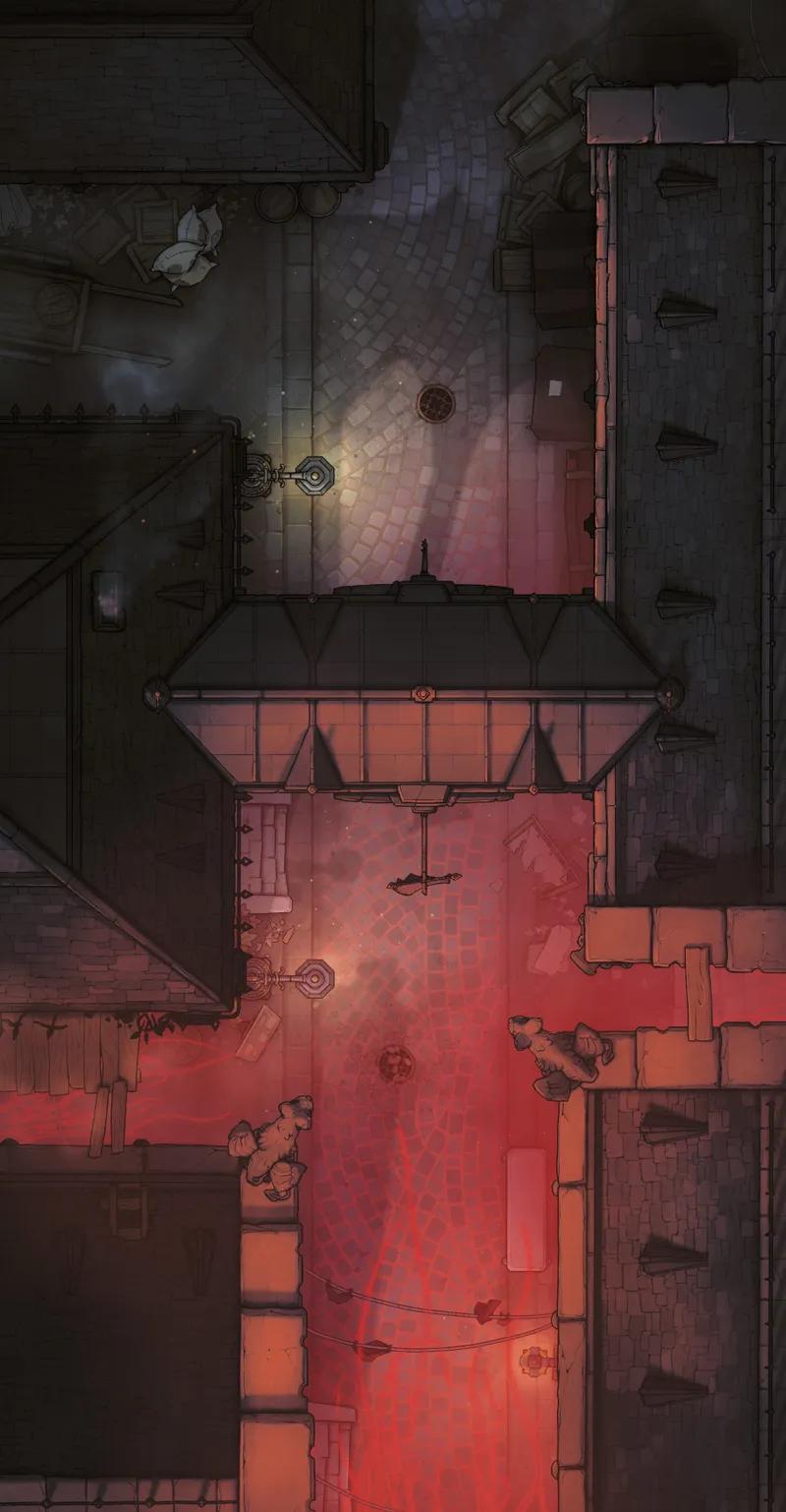 Dark Alleys map, Layout 1 Menace variant thumbnail