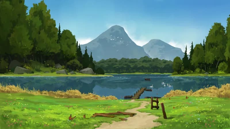 Serene Lakeside map, Dock variant thumbnail