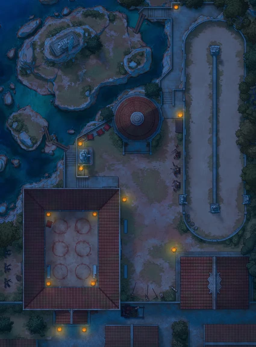 Training Grounds map, Original Night variant thumbnail