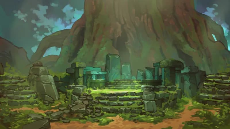 Mysterious Druid Grove map, Empty Day variant thumbnail