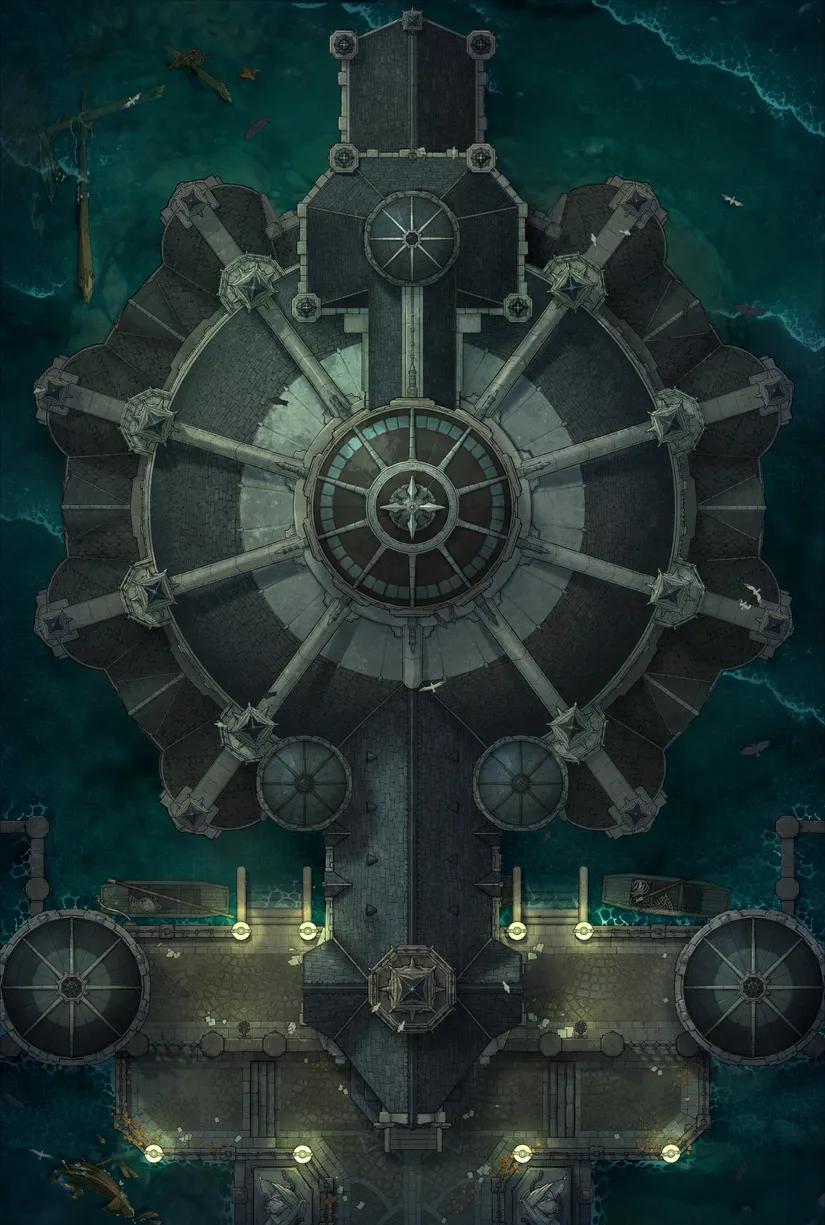 Abbey Prison map, Water variant thumbnail