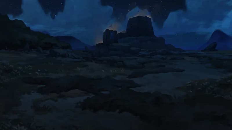 Tidal Isle Fort map, Grasslands Night variant thumbnail