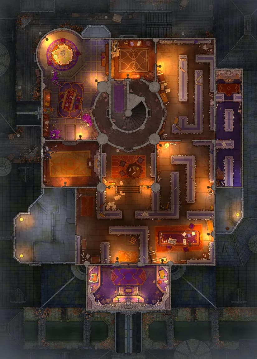 Muniment Chamber map, Original Night variant thumbnail