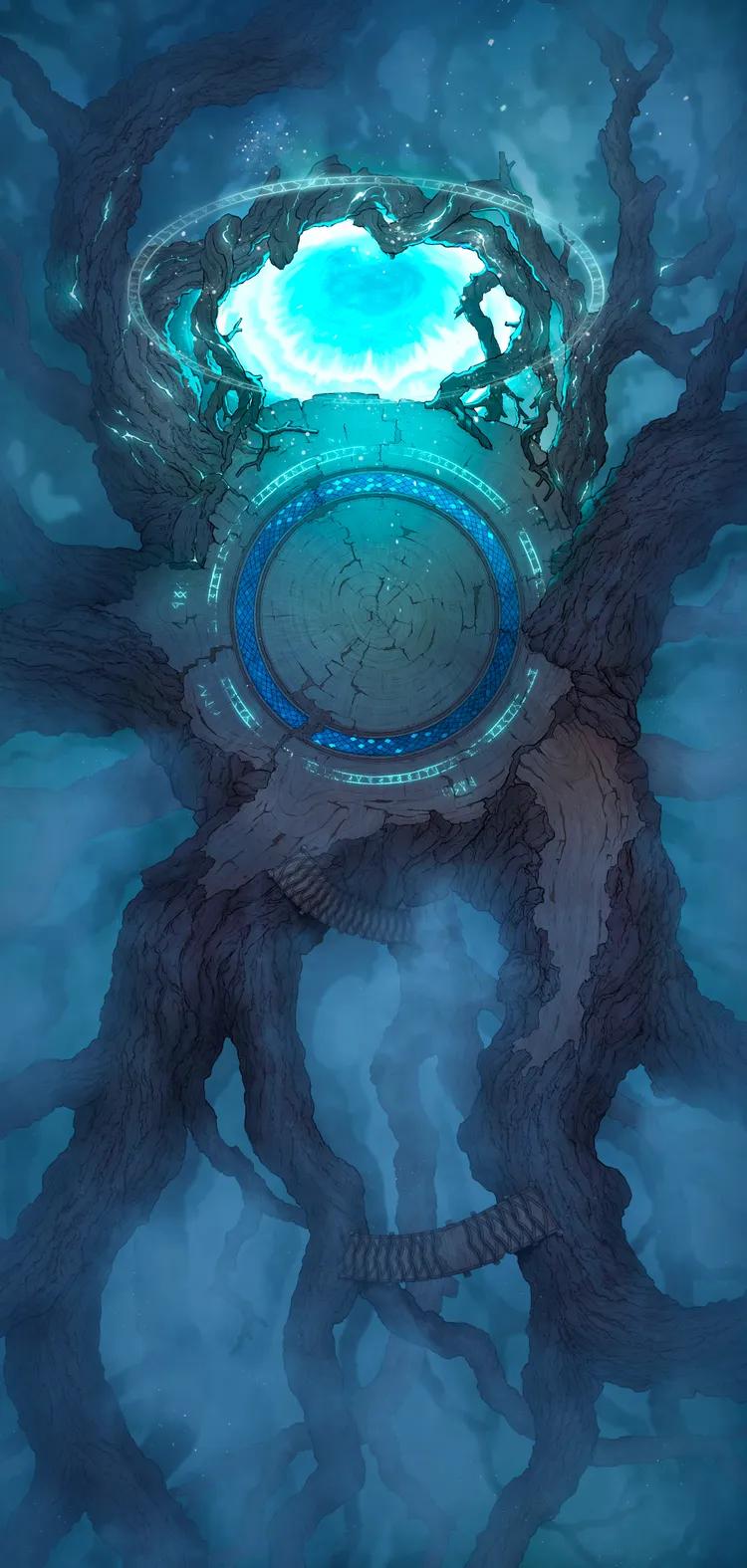 Yggdrasil Treetop map, Original Night variant thumbnail