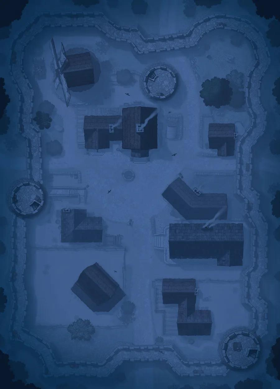 Hauthell map, 04 Mist Night variant thumbnail