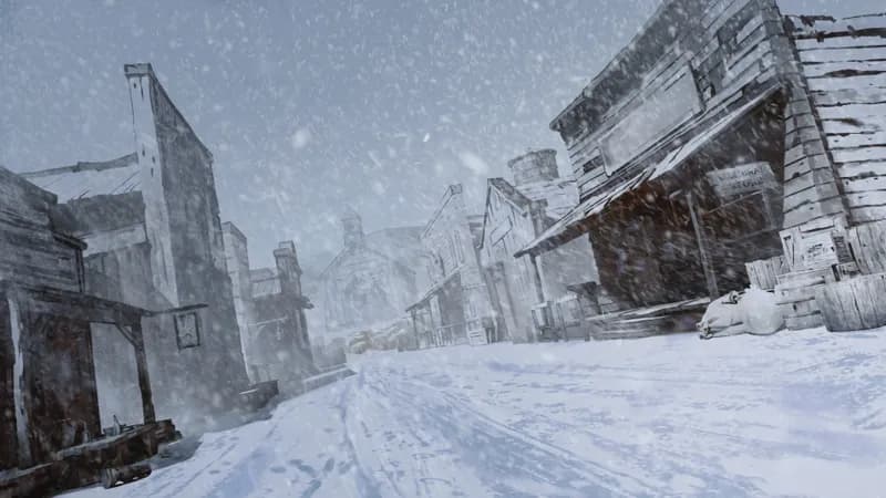 Wild West Town map, Winter variant thumbnail