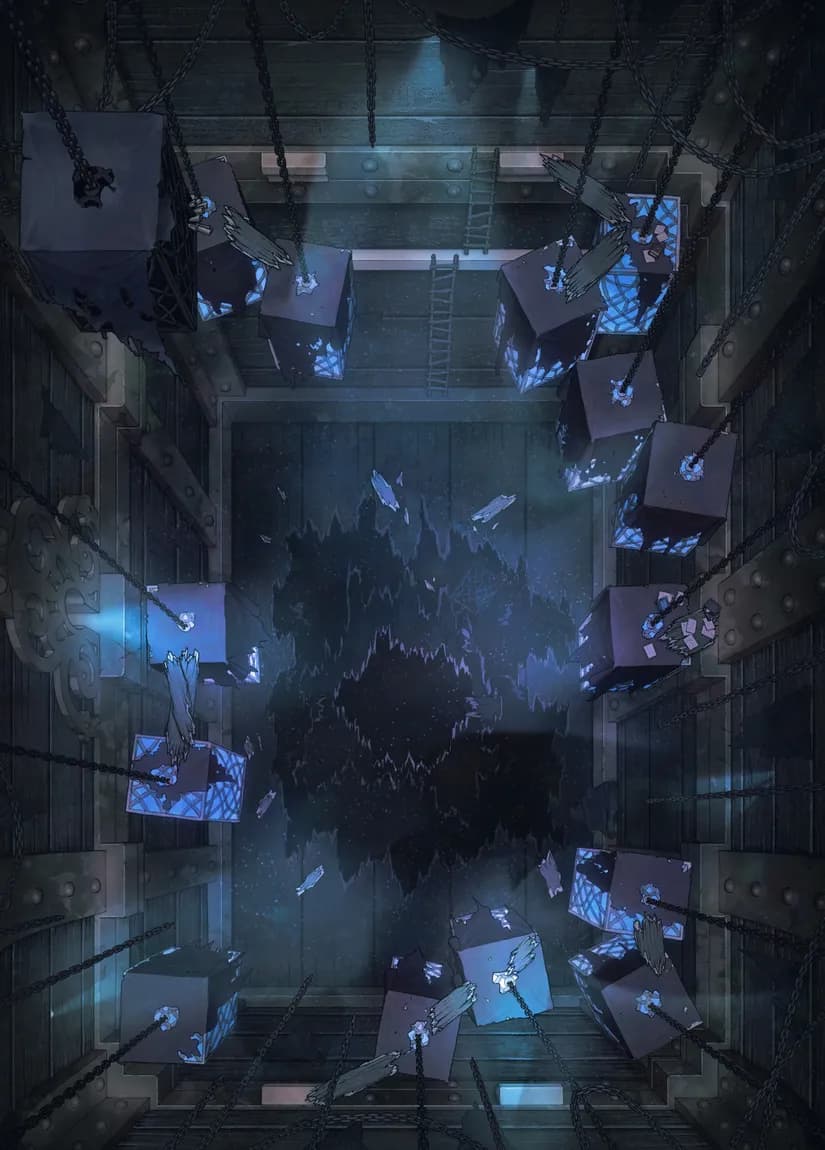 Wizard Prison Part 7 map, No Magic Night variant thumbnail