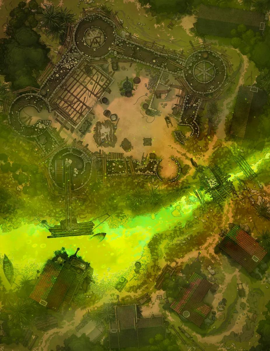 Castle Construction map, Toxic variant thumbnail
