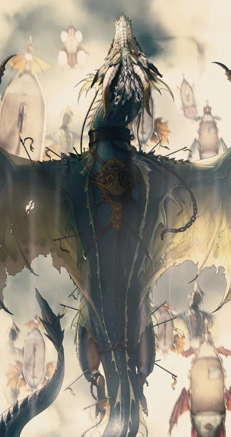 Chained Dragon map, Flight Formation variant thumbnail