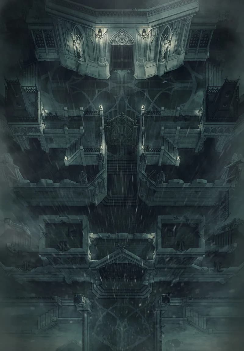 Gated Ramparts map, Rain variant thumbnail