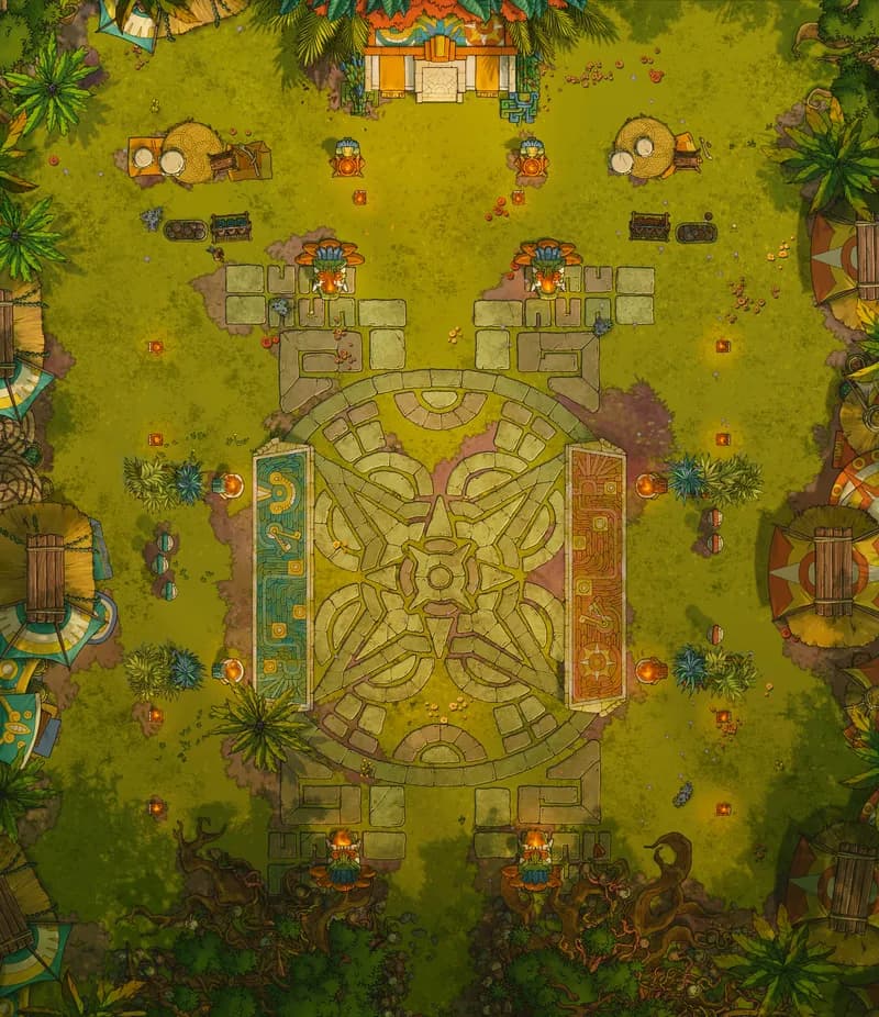 Sacred Ballcourt map, Village variant thumbnail