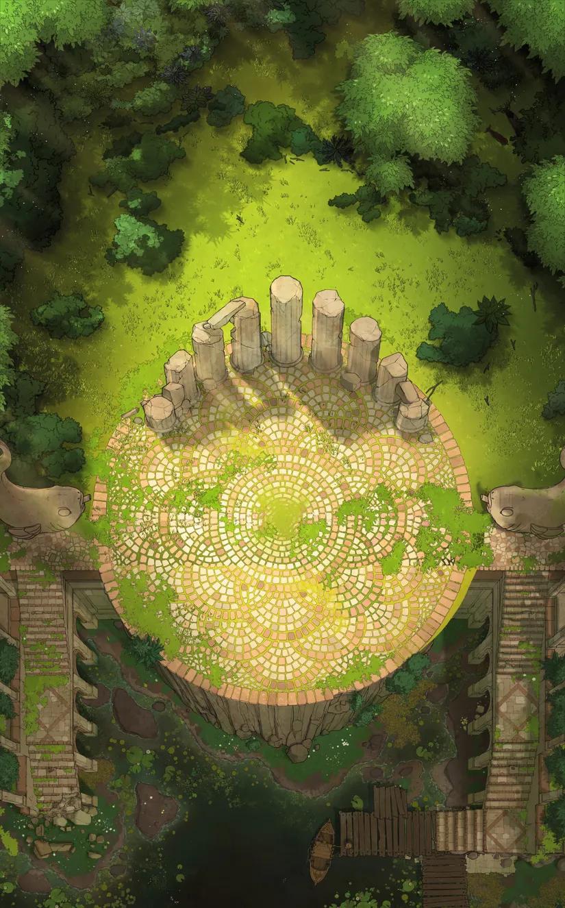 Nymphaeum map, Ruins Day variant thumbnail