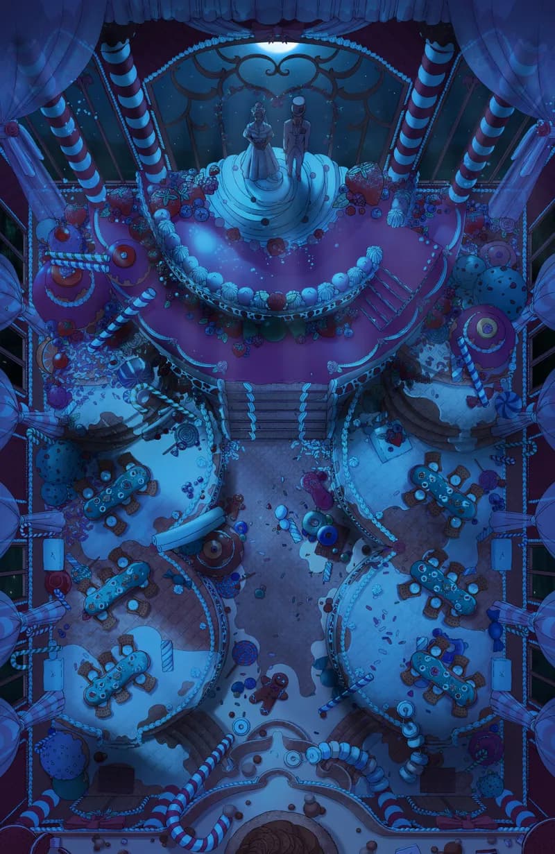 Candy Castle Banquet Hall map, Original Night variant thumbnail