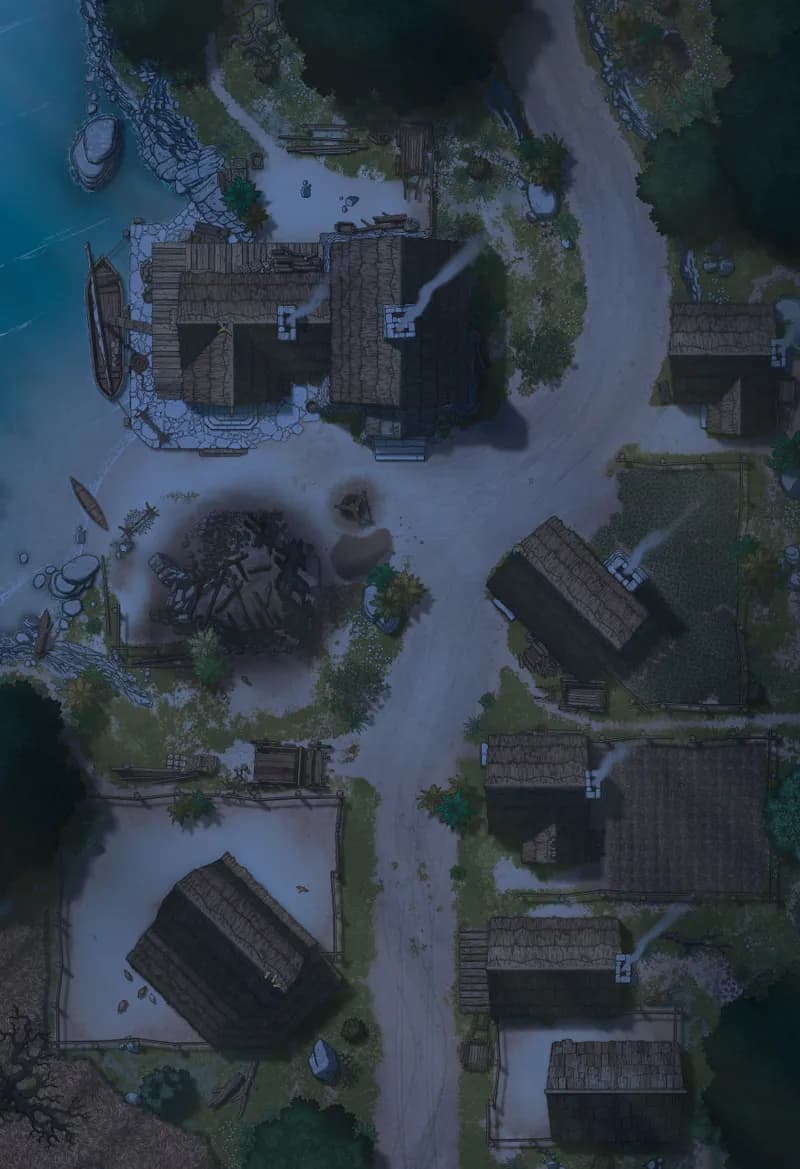 Hauthell map, 02 Tropical Night variant thumbnail