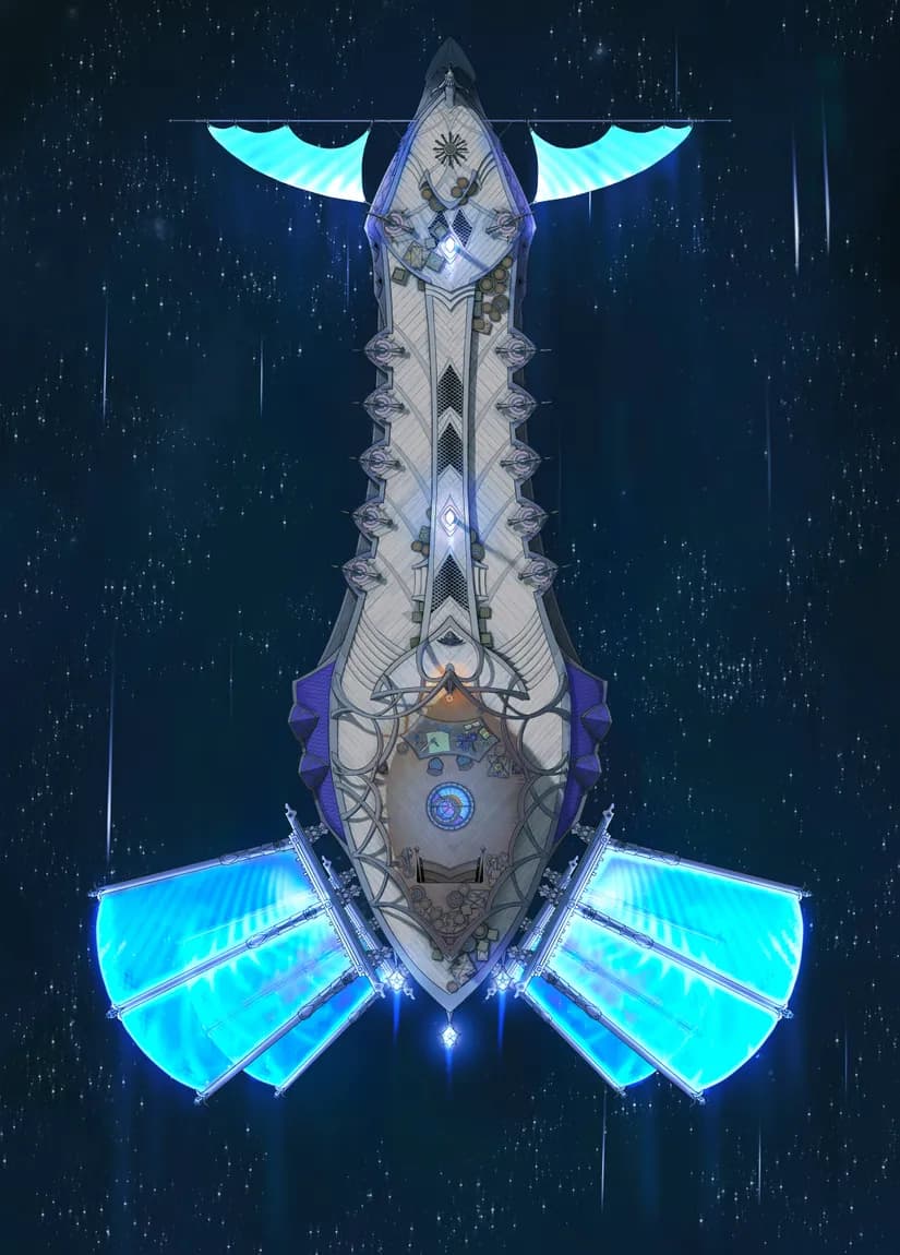 Drow Warship Interior map, Astral Top Deck variant thumbnail