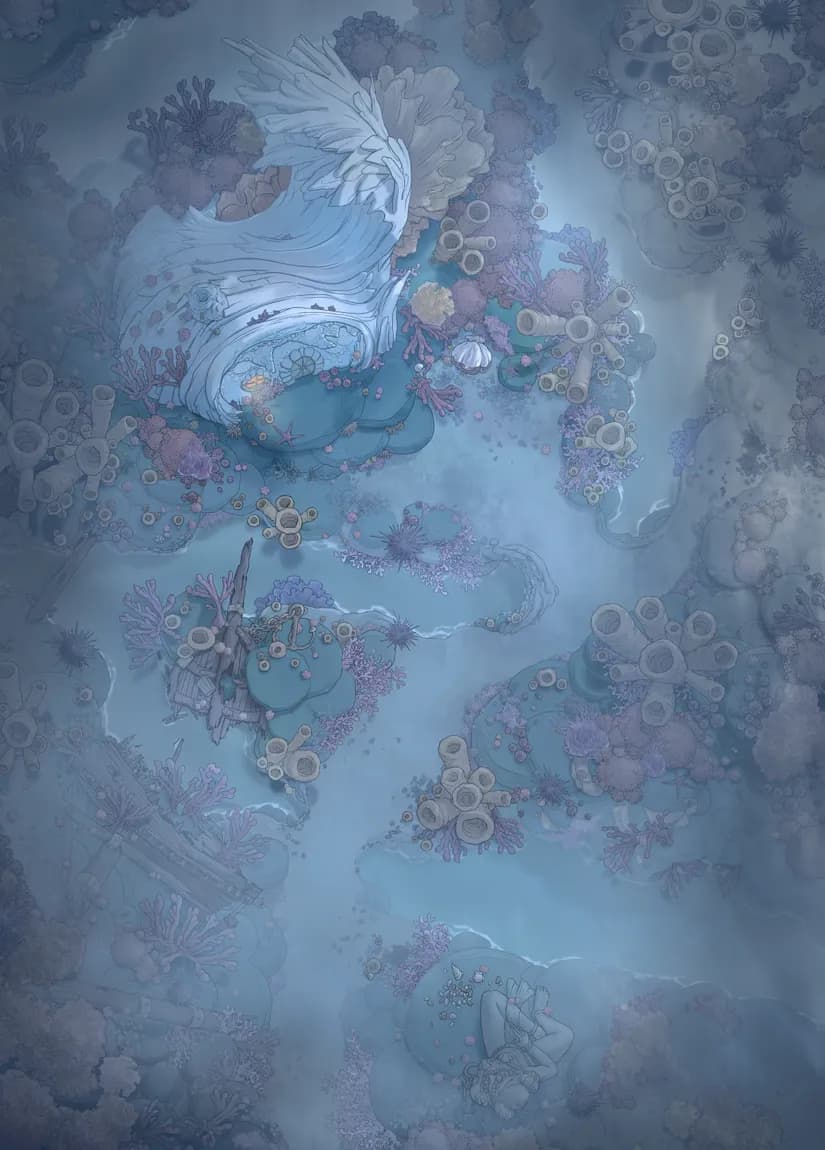 Coral Witch Cottage map, Fog variant thumbnail