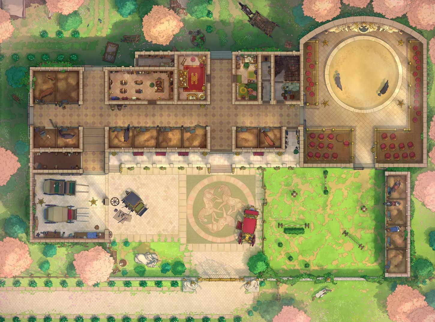 Royal Stables map, Spring variant thumbnail