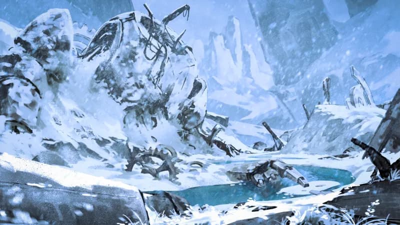 Warforged Titan Scrapyard map, Winter variant thumbnail