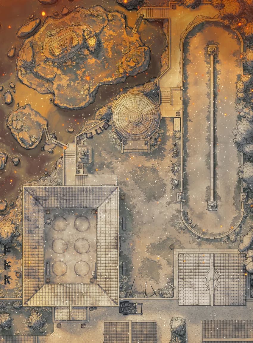 Training Grounds map, Ashfall variant thumbnail