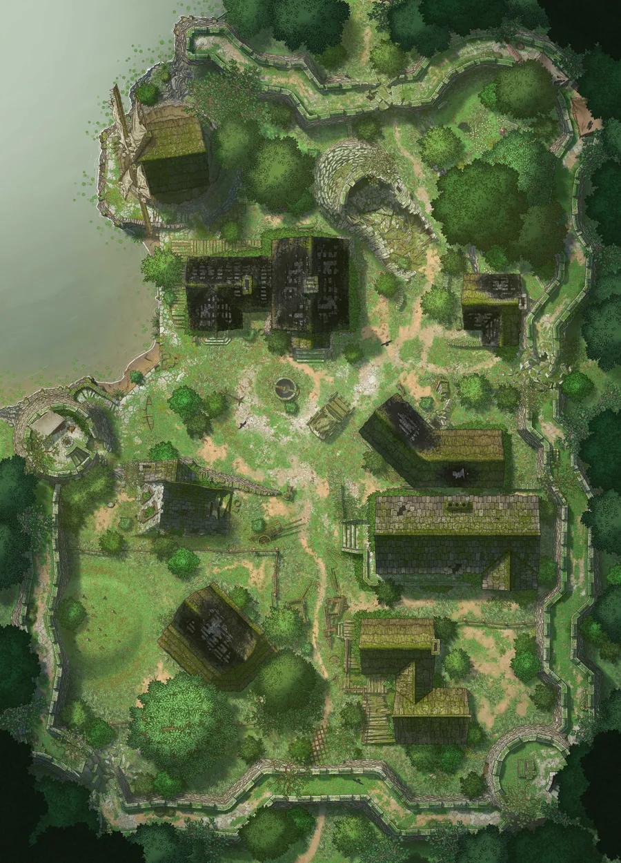 Hauthell map, 05 Lake Day variant thumbnail