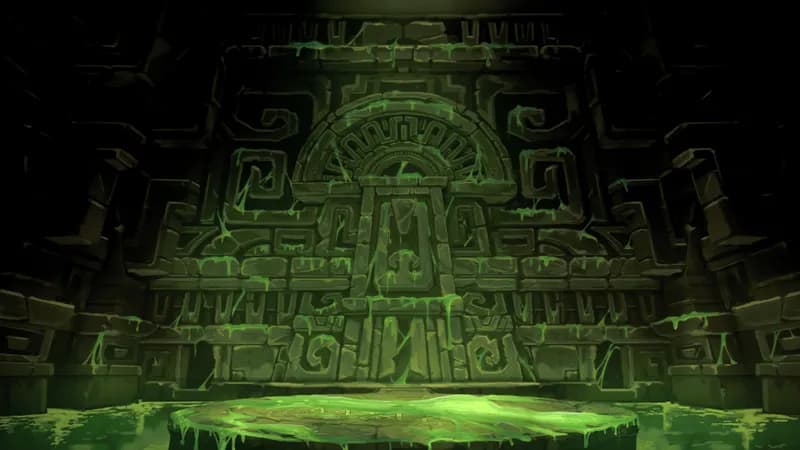Temple of the Couatl Boss Room map, Slime variant thumbnail