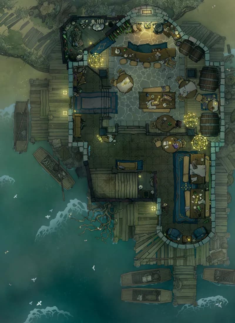 Eeler's Inn map, Beach variant thumbnail