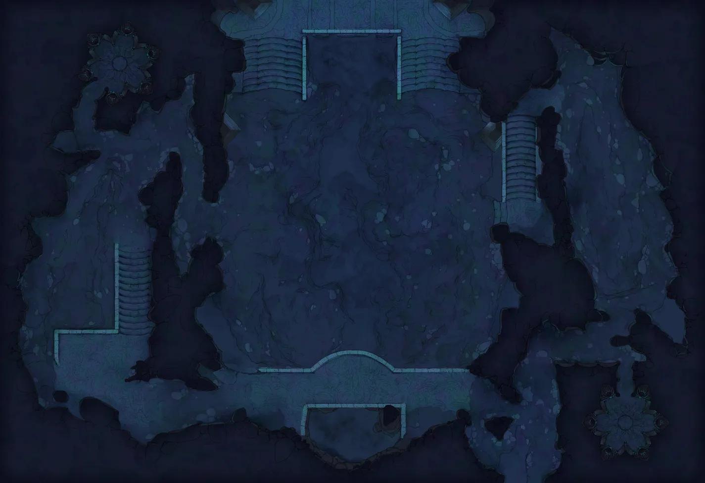 Elder Brain Spine Mine map, Natural variant