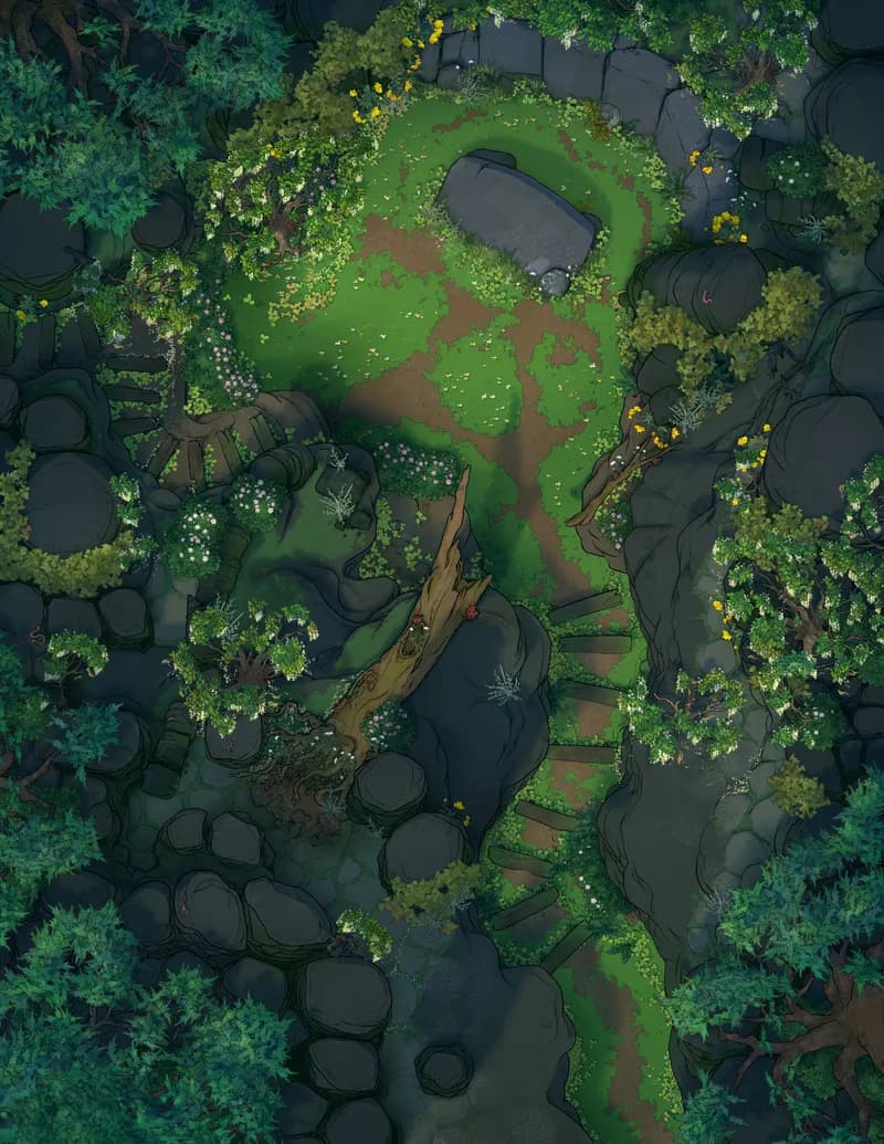 Dragon's Memorial map, Natural Day variant thumbnail
