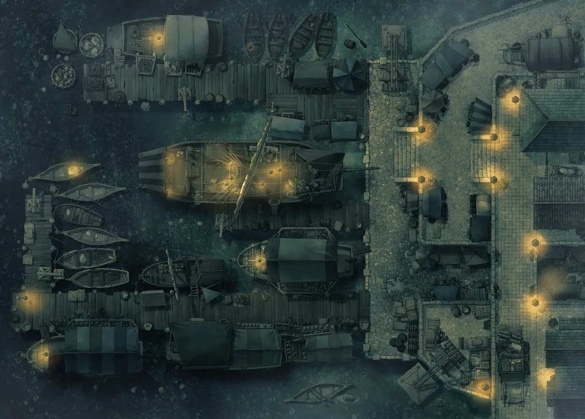 Trading Port map, Gloomy variant thumbnail