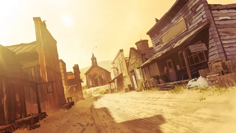 Wild West Town map, High Noon variant thumbnail