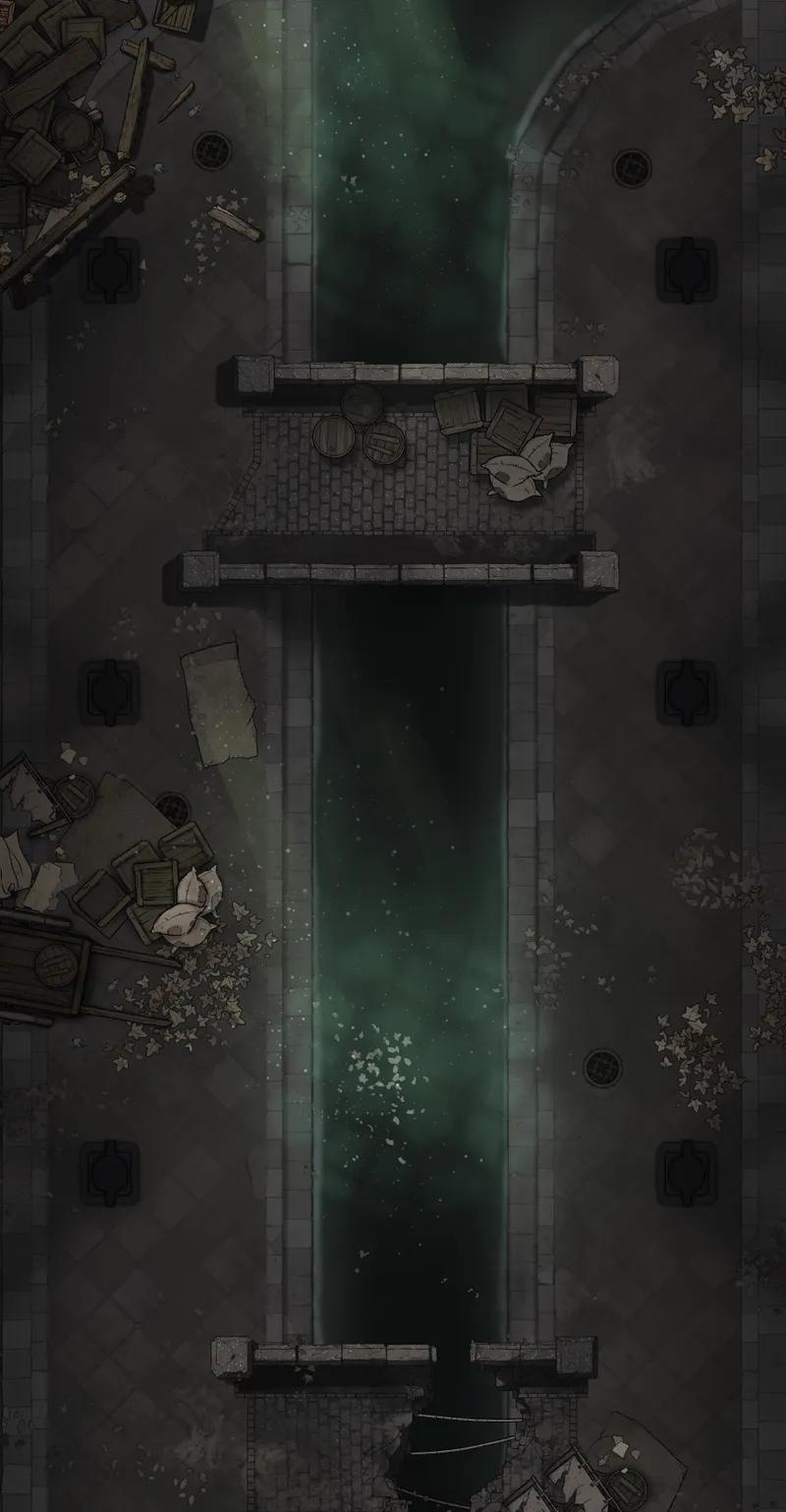 Dark Alleys map, Layout 1 Sewer variant thumbnail