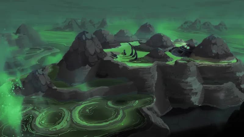 Sulphur Planet map, Original Night variant thumbnail