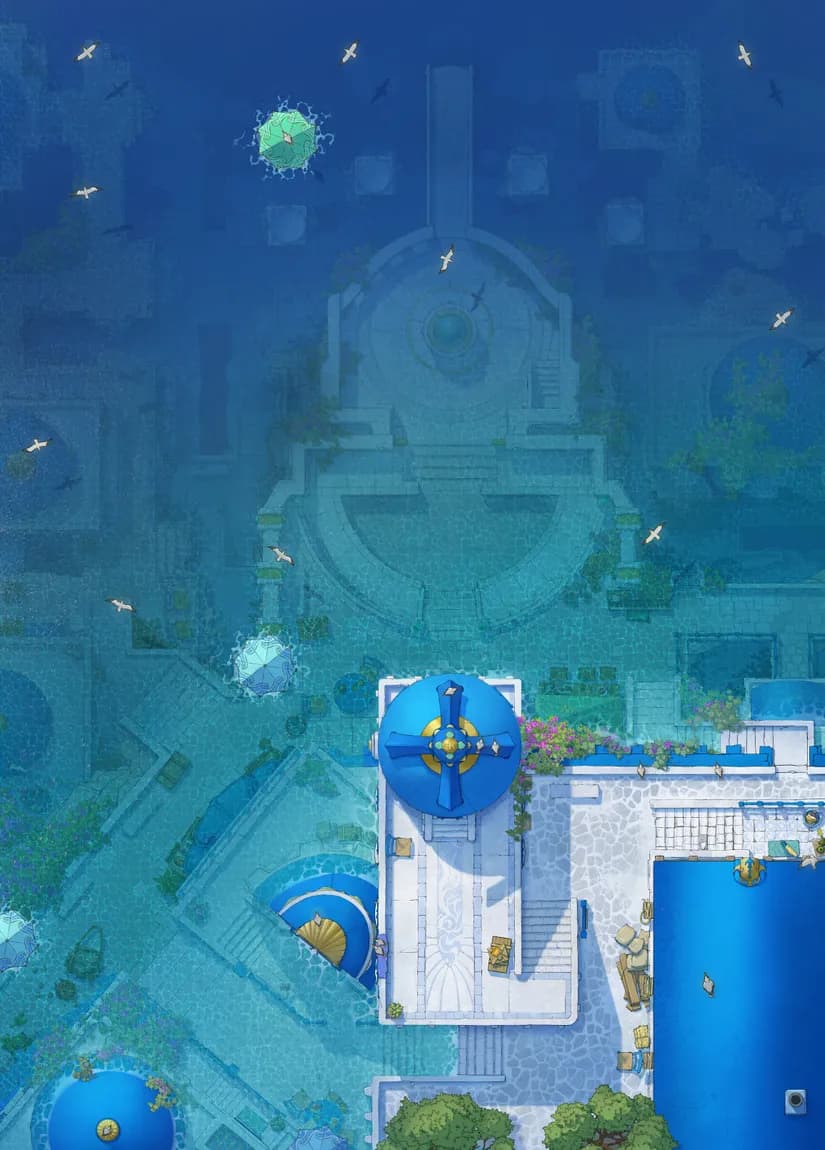 Shimmering Port map, Flood Stage 04 variant thumbnail