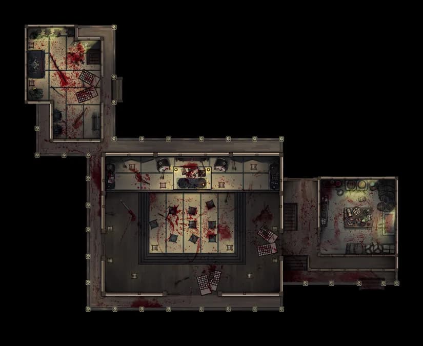 Japanese Castle Interior map, Floor 01 Massacre variant thumbnail