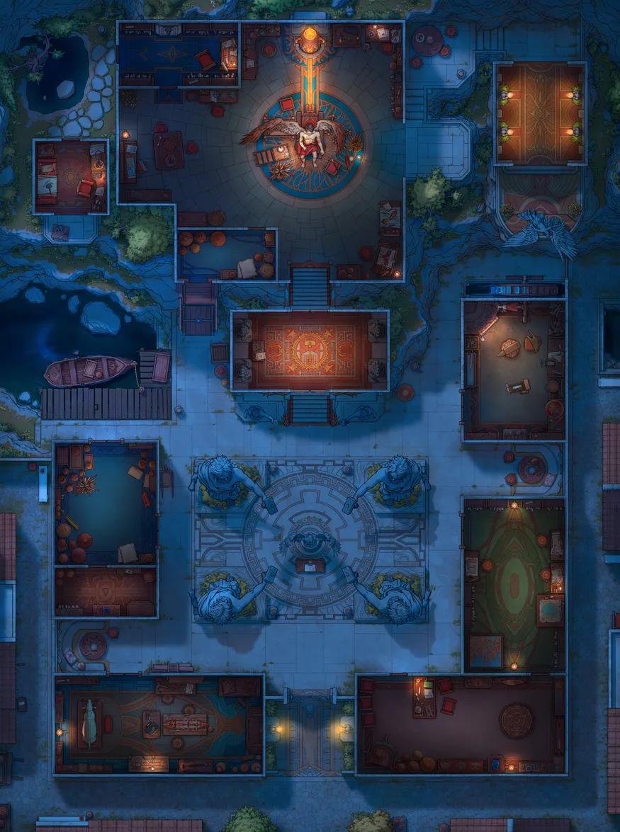 Inventor's Workshop map, Interior Night variant thumbnail