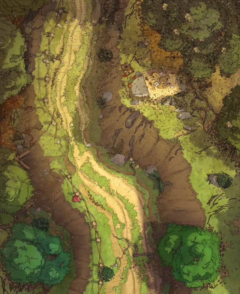 Forest Pass map, Bees variant thumbnail