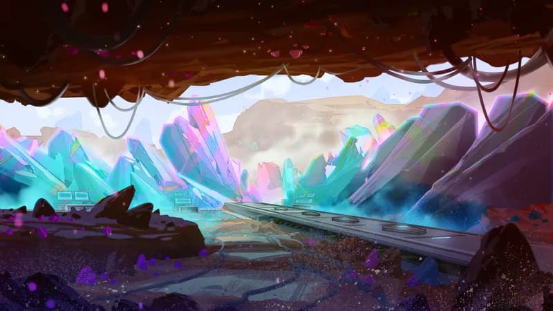 Crystal Mines map, Rainbow variant thumbnail