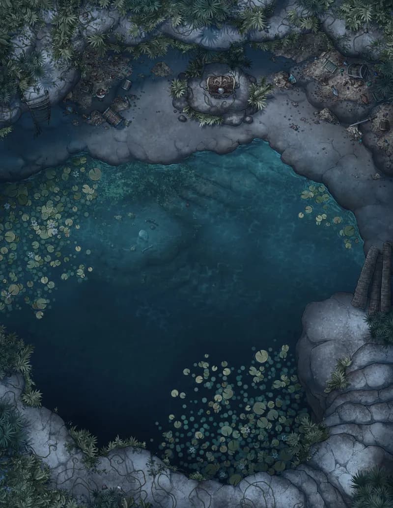 Jungle Treasure Trove map, Dark variant thumbnail