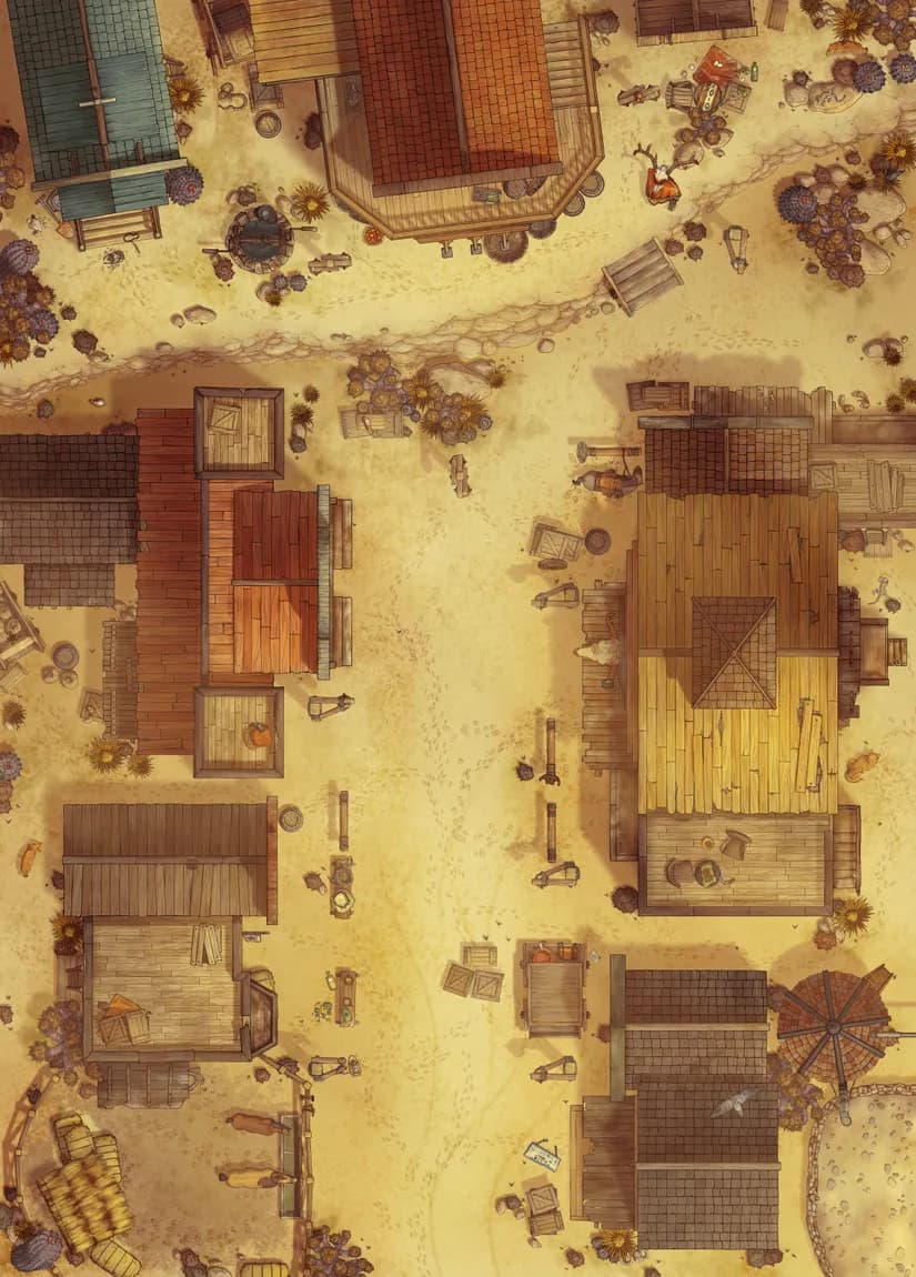 Wild West Town map, Drought Exterior variant thumbnail