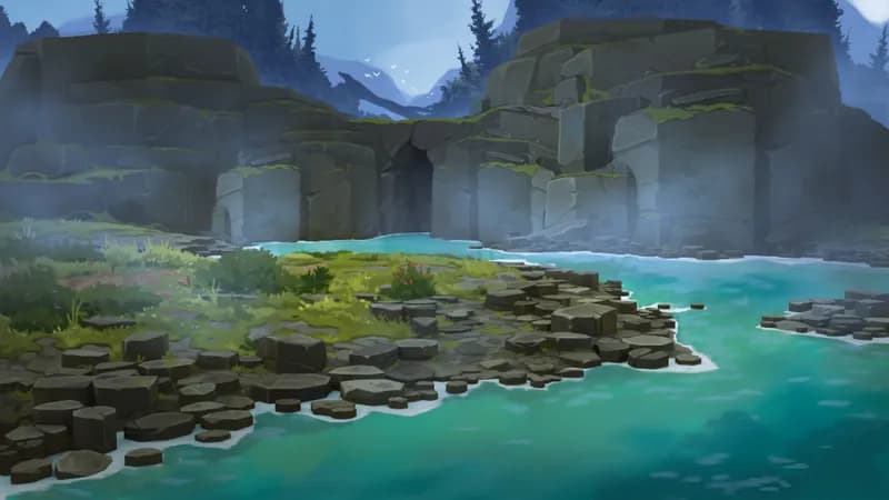 Melting Glacier map, Summer Day variant thumbnail