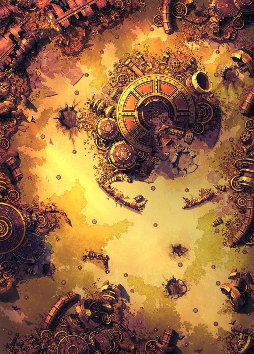 Gnome Minefield map, Sunset variant thumbnail