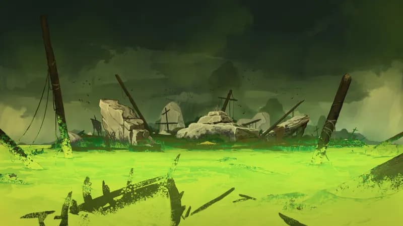 Siren's Shipwreck Shore map, Toxic variant thumbnail