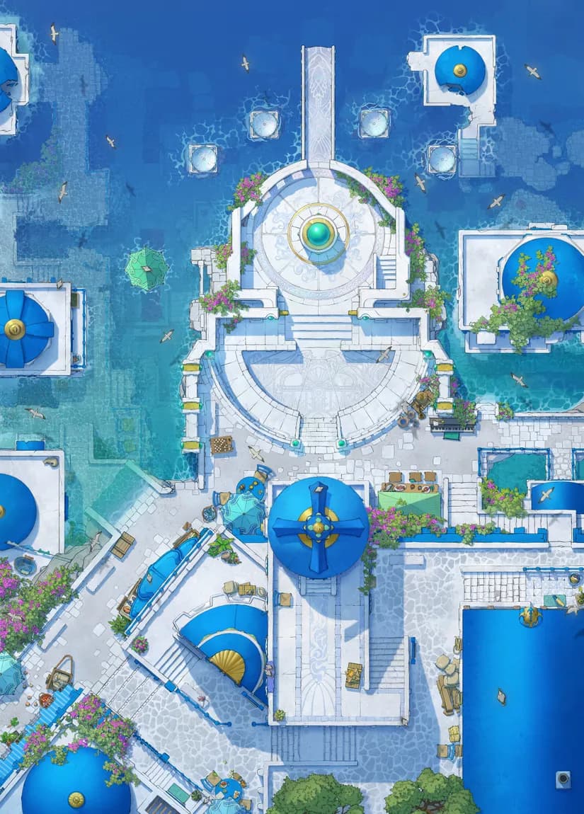 Shimmering Port map, Flood Stage 02 variant thumbnail