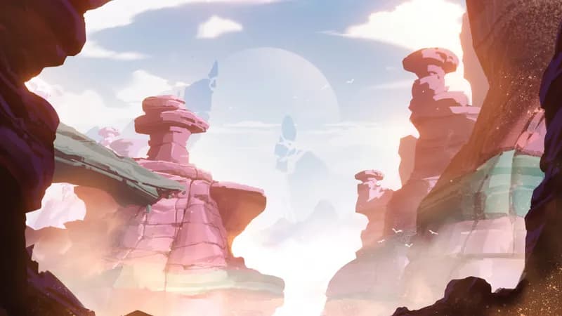 Alien Canyon Burrows map, Cliff Day variant thumbnail
