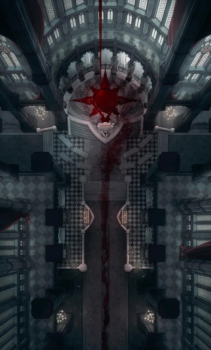 Cathedral of the Eight map, Blood Ritual variant thumbnail