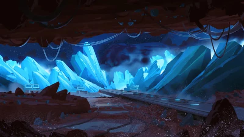 Crystal Mines map, Original Night variant thumbnail