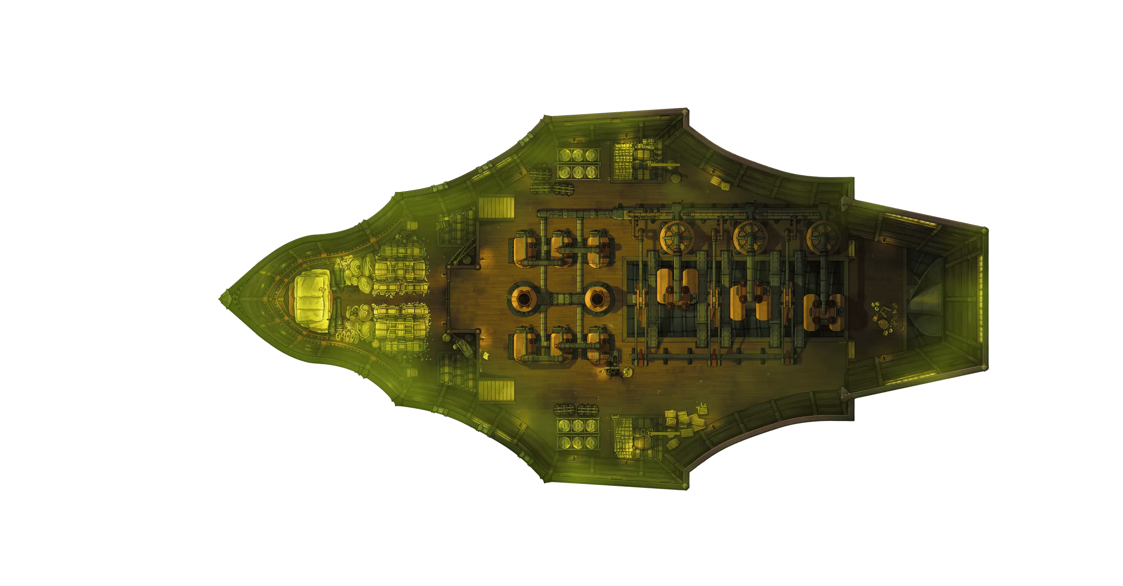Dragon Ship - Engine Room map, Toxic variant thumbnail