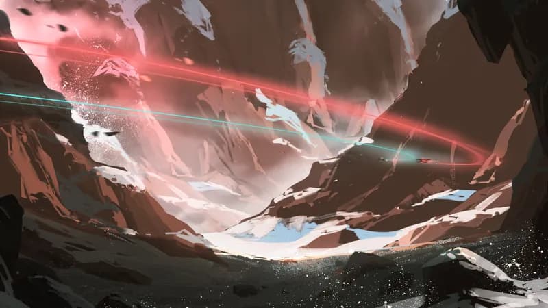 Dragonette Star Racer map, Ravine variant thumbnail